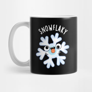 Snowflaky Funny Snow Flake Pun Mug